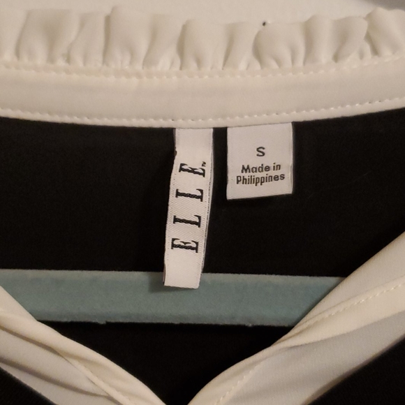 Stylish business casual black and white shirt - Picture 2 of 3